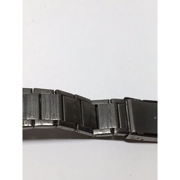 Authentic Fossil Watch Bracelet Case Links Parts Band 20mm Dark Grey A551 - Picture 8 of 8